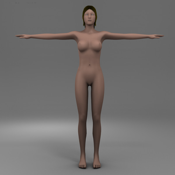 3d model young female - Young Female by aceroc