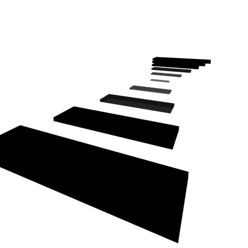 fading lines horizontal 3d model - Fading lines (horizontal) preloader... by preloaders