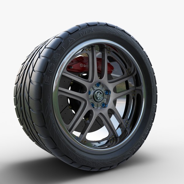 3ds max volk wheel - Wheel Scene 2... by redline_or_nothing