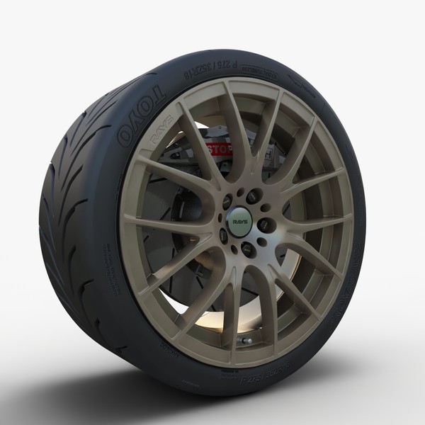 3ds max volk wheel - Wheel Scene 2... by redline_or_nothing