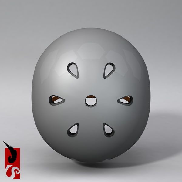 obj skate helmet - Skate Helmet... by IllumeStudio