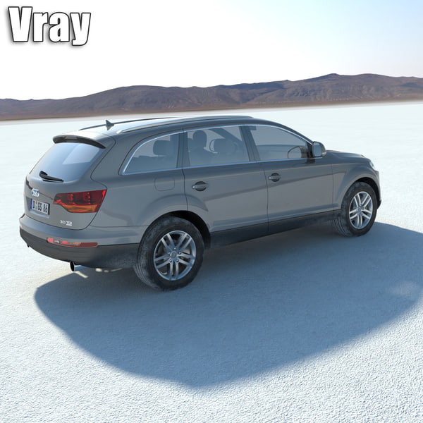 audi q7 salt flats max - Audi Q7 On Salt Flats... by gs.models