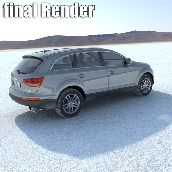 audi q7 salt flats max - Audi Q7 On Salt Flats... by gs.models