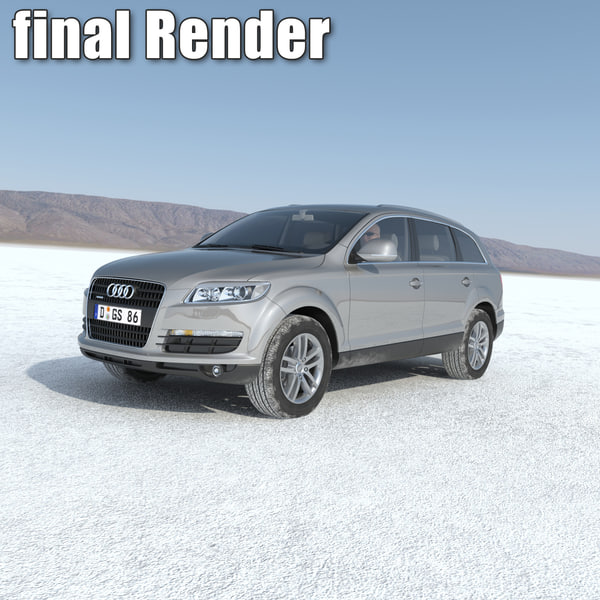 audi q7 salt flats max - Audi Q7 On Salt Flats... by gs.models