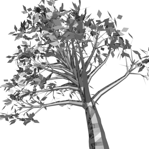 tree wind 3d model - Tree on wind preloader... by preloaders