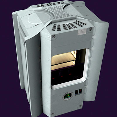 3d futuristic laboratory equipment - Lab equipment... by aristarch