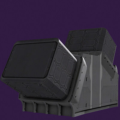 3d futuristic laboratory equipment - Lab equipment... by aristarch
