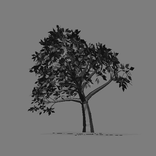 tree wind 3d model - Tree on wind preloader... by preloaders