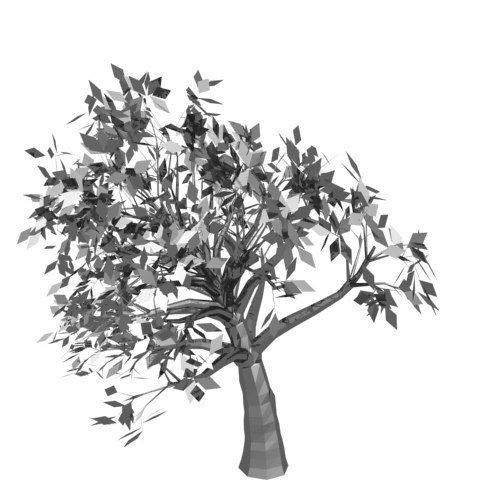 tree wind 3d model - Tree on wind preloader... by preloaders
