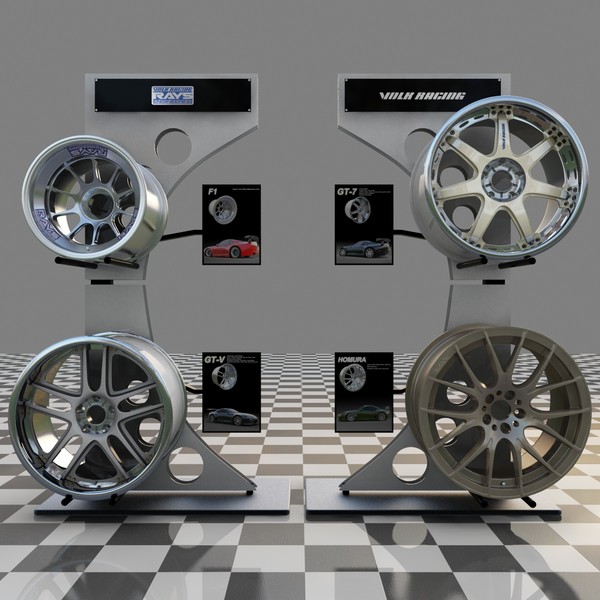 3ds max volk wheel - Wheel Scene 2... by redline_or_nothing