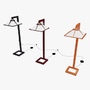 3dsmax taliesin floor lamps yamagiwa