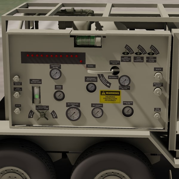 3d military systems reverse osmosis model - US Military Reverse Osmosis System by Imagetek3D
