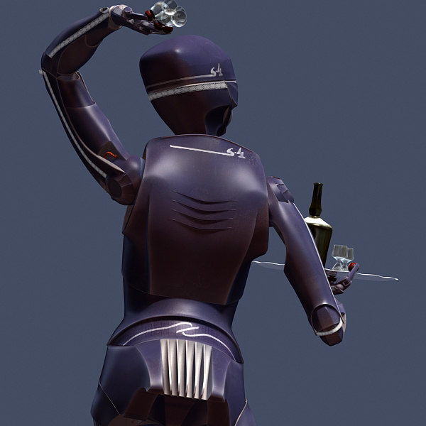 servoid futuristic servant 3d max - Servoid... by aristarch
