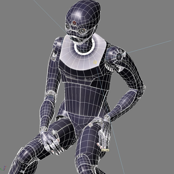 servoid futuristic servant 3d max - Servoid... by aristarch