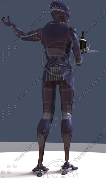 servoid futuristic servant 3d max - Servoid... by aristarch