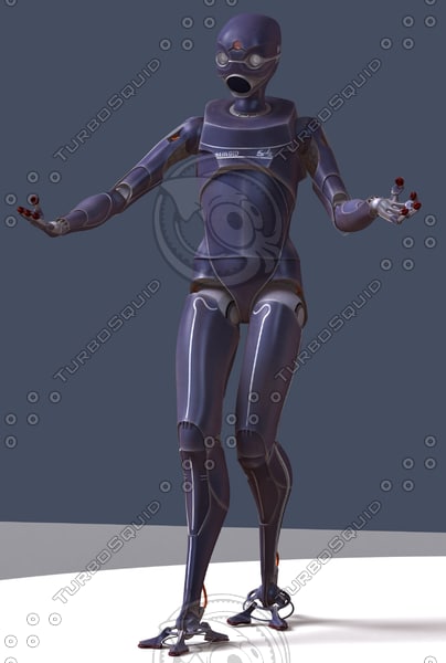 servoid futuristic servant 3d max - Servoid... by aristarch