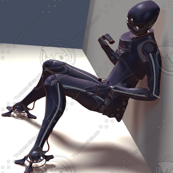 servoid futuristic servant 3d max - Servoid... by aristarch