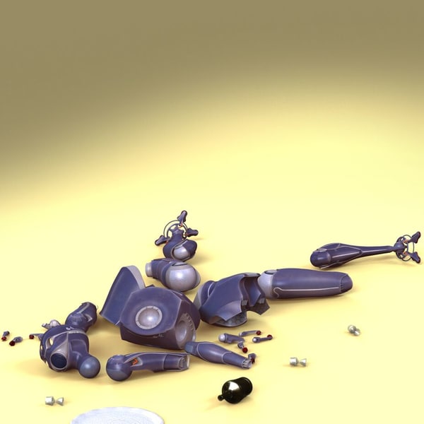servoid futuristic servant 3d max - Servoid... by aristarch