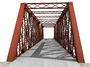 3d model truss bridge