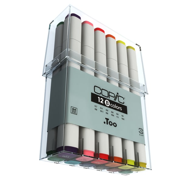 colors copic markers 3d model - Copic Basic Colors... by 811