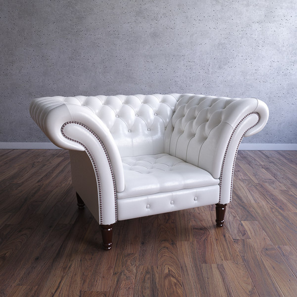 chair sofa armchair 3d max - Chesterfield The Durham Armchair&Sofa... by joker1979