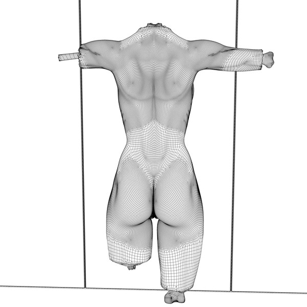 mutilated female corpse 3d model - Mutilated Corpse Body Female... by scyrus