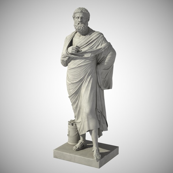 sophokles greek roman 3d model - Sophokles... by clay master