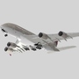airbus a380-800 qatar airways 3d model