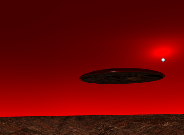 free 3ds model ufo scifi - Friends in High Places by 3D Aircrew