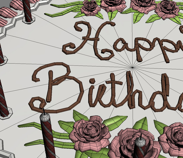 birthday cake 3d model - Birthday Cake... by PlastyForma