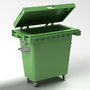 maya garbage container