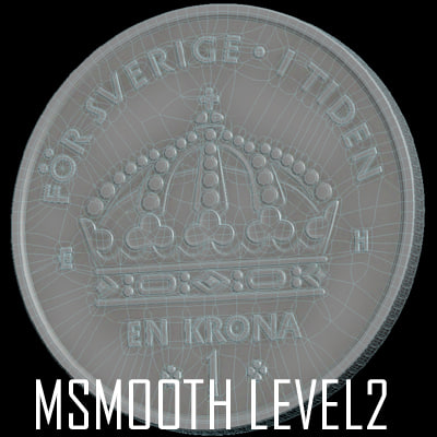 swedish crown coin 3d max - Swedish crown coin... by aristarch