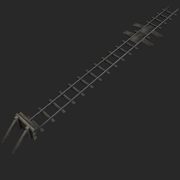 railway bumper obj - Railway Bumper World War Low by tuann123