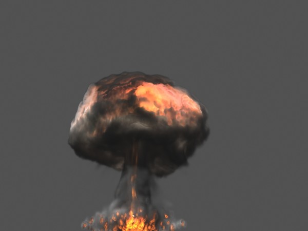 3d model fumefx atom bomb fx - FumeFx Basic Pack... by Insect.Digital.Alchemy
