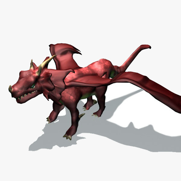 dragon creature obj - Dragon 01 by Interu2x