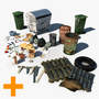 city debris 3d max