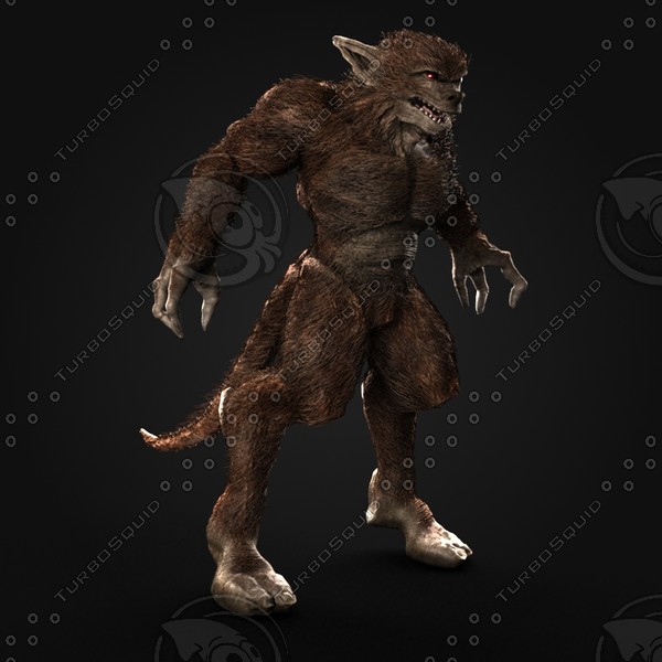 3ds max werewolf wolf - Werewolf... by Djinnnn