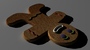 3d gingerbread man