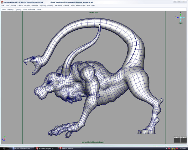 creature 3d obj - Creature... by 3d_petals