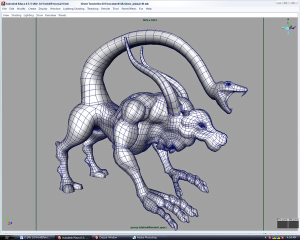 creature 3d obj - Creature... by 3d_petals