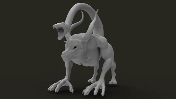creature 3d obj - Creature... by 3d_petals