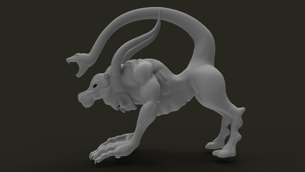creature 3d obj - Creature... by 3d_petals