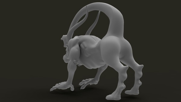 creature 3d obj - Creature... by 3d_petals
