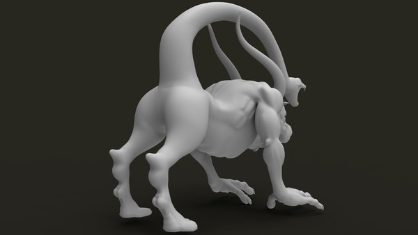 creature 3d obj - Creature... by 3d_petals