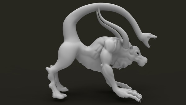 creature 3d obj - Creature... by 3d_petals
