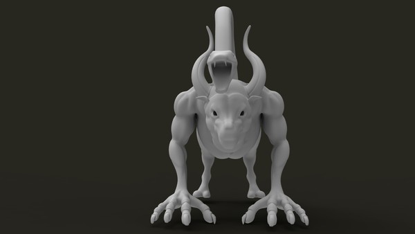 creature 3d obj - Creature... by 3d_petals