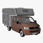 t5 camper crew cab 3d model