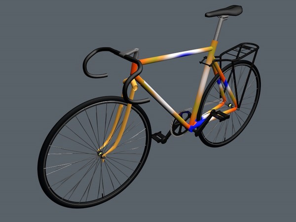 fixed bycicle 3d model - Bycicle Urban Fixed... by erre2