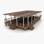 outdoor roof construction 3ds