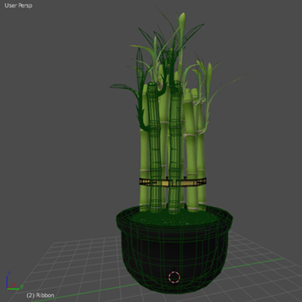 3d model of lucky bamboo - Lucky Bamboo... by robstranges